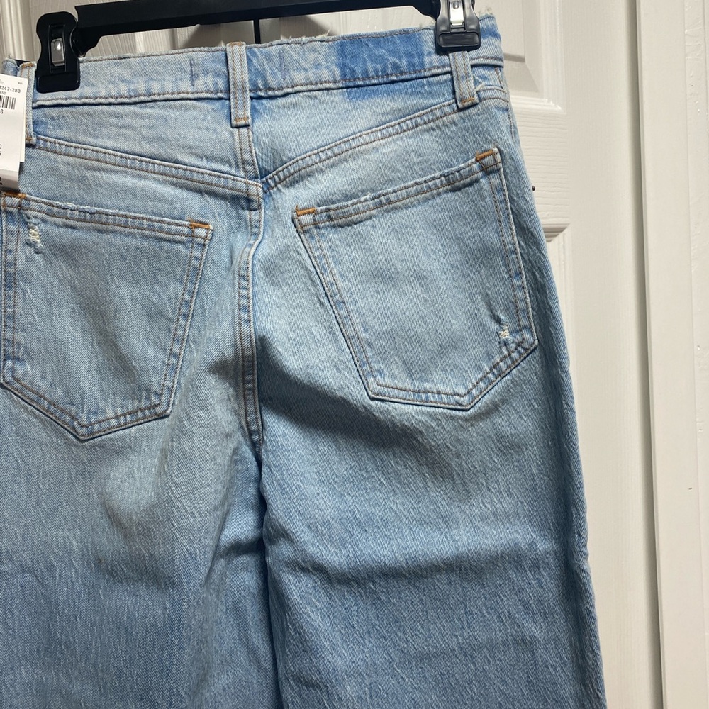 ABERCROMBIE & FITCH 90s super high-rise straight jeans. Size: 27 LONG - Picture 13 of 14